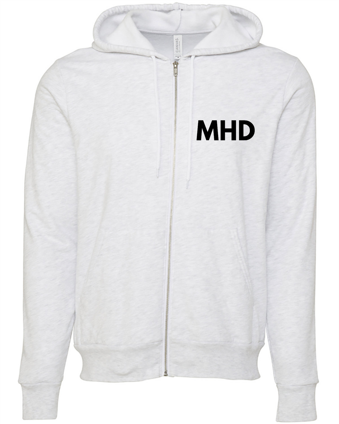 MHD EMBROIDERD Full-Zip Hooded Sweatshirt