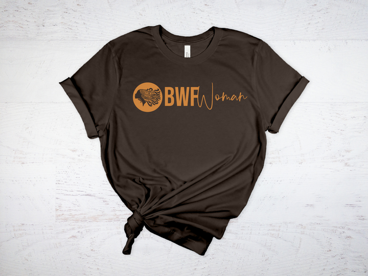 CLASSIC BWFWoman Circle Logo & BWFWoman Script Tee