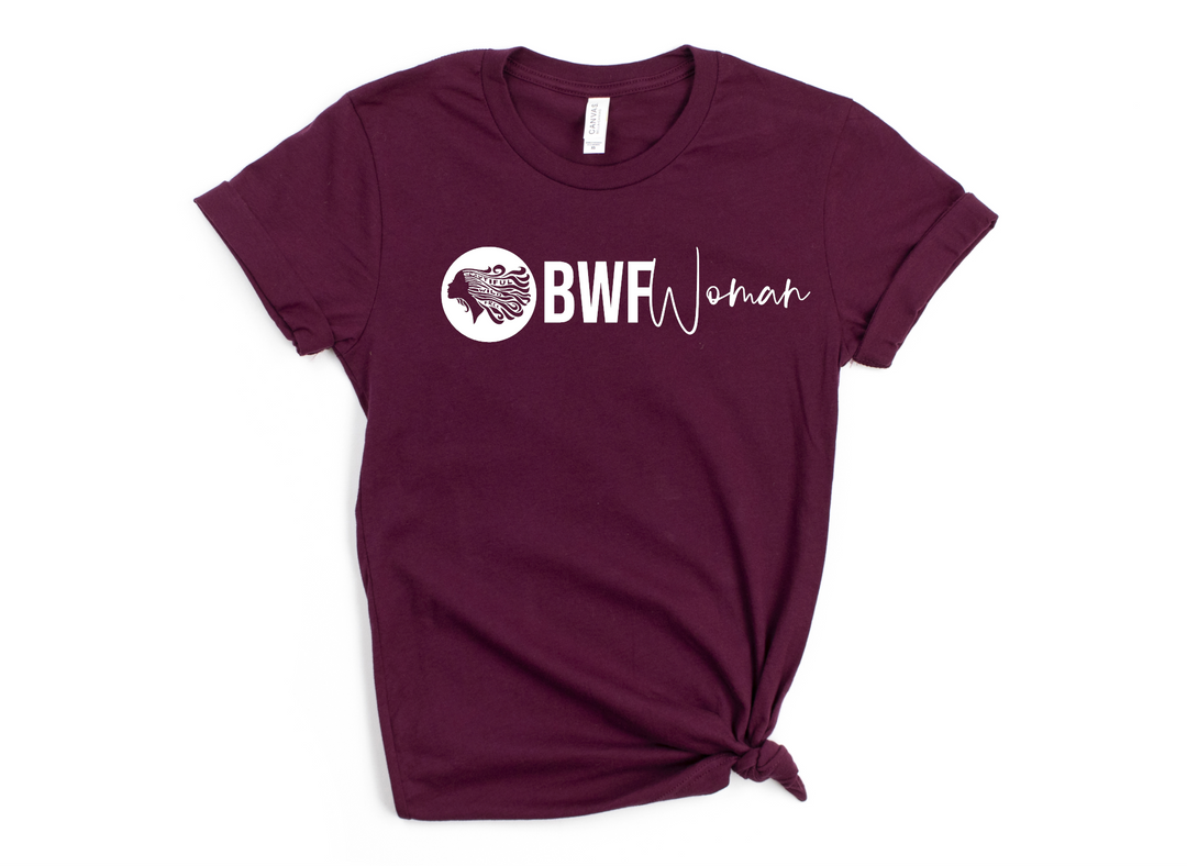 CLASSIC BWFWoman Circle Logo & BWFWoman Script Tee