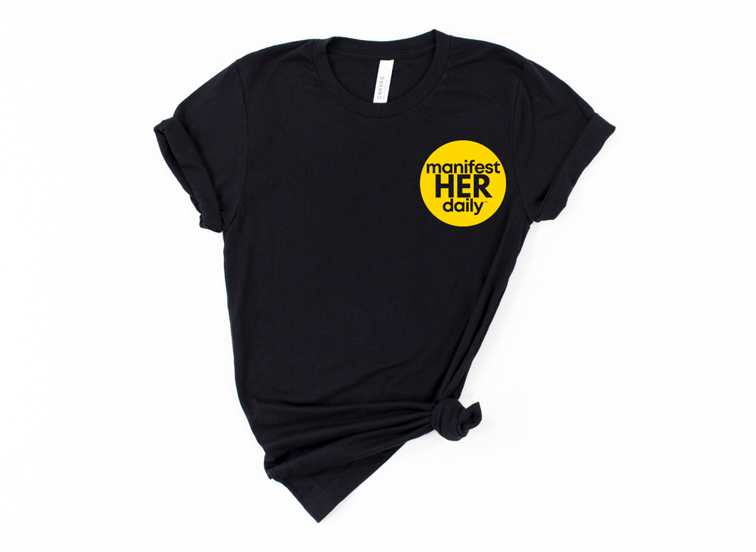 manifestHERdaily Circle Logo Tee