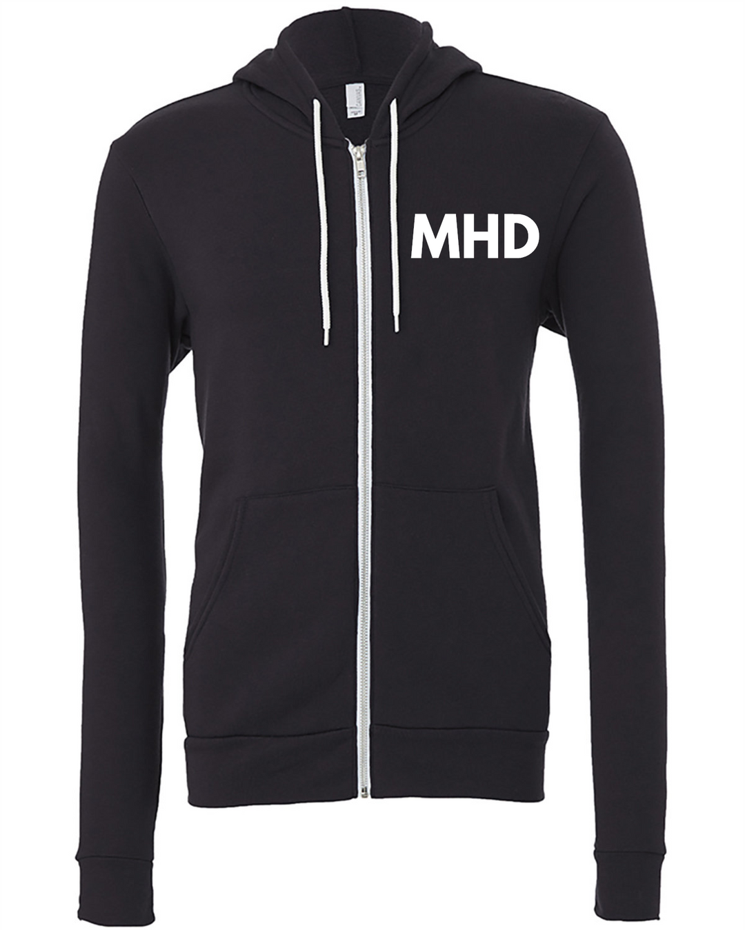 MHD EMBROIDERD Full-Zip Hooded Sweatshirt