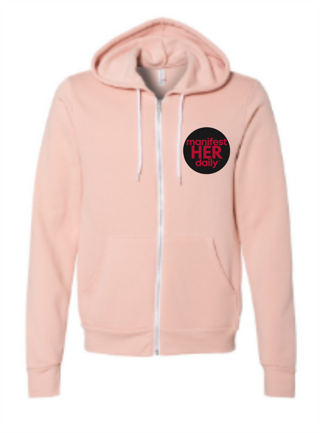 MHD CIRCLE LOGO EMBROIDERED - LEFT CHEST -  Full-Zip Hooded Sweatshirt