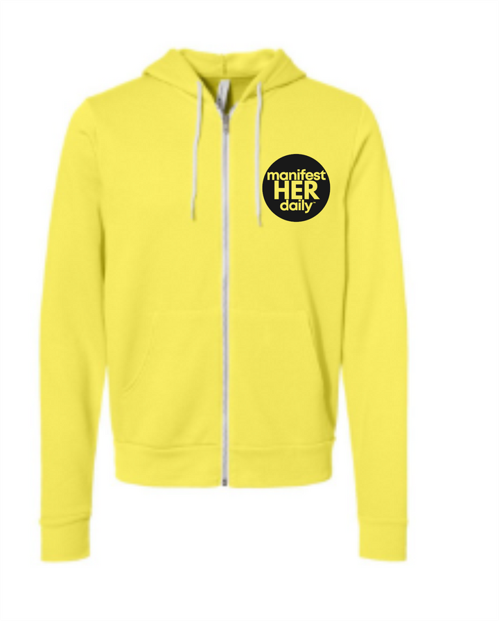 MHD CIRCLE LOGO EMBROIDERED - LEFT CHEST -  Full-Zip Hooded Sweatshirt