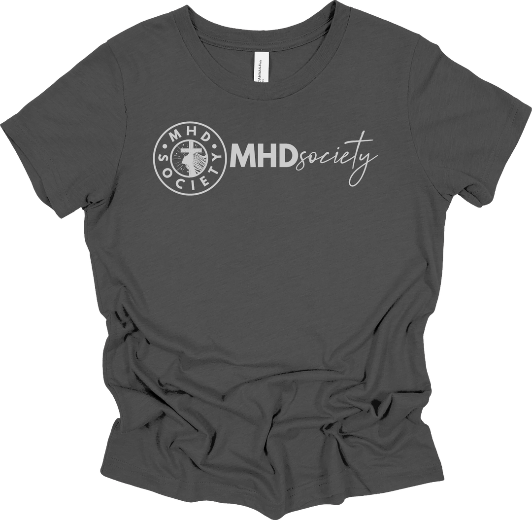 MHDsociety Crest Circle & MHDsociety Script Logo Tee