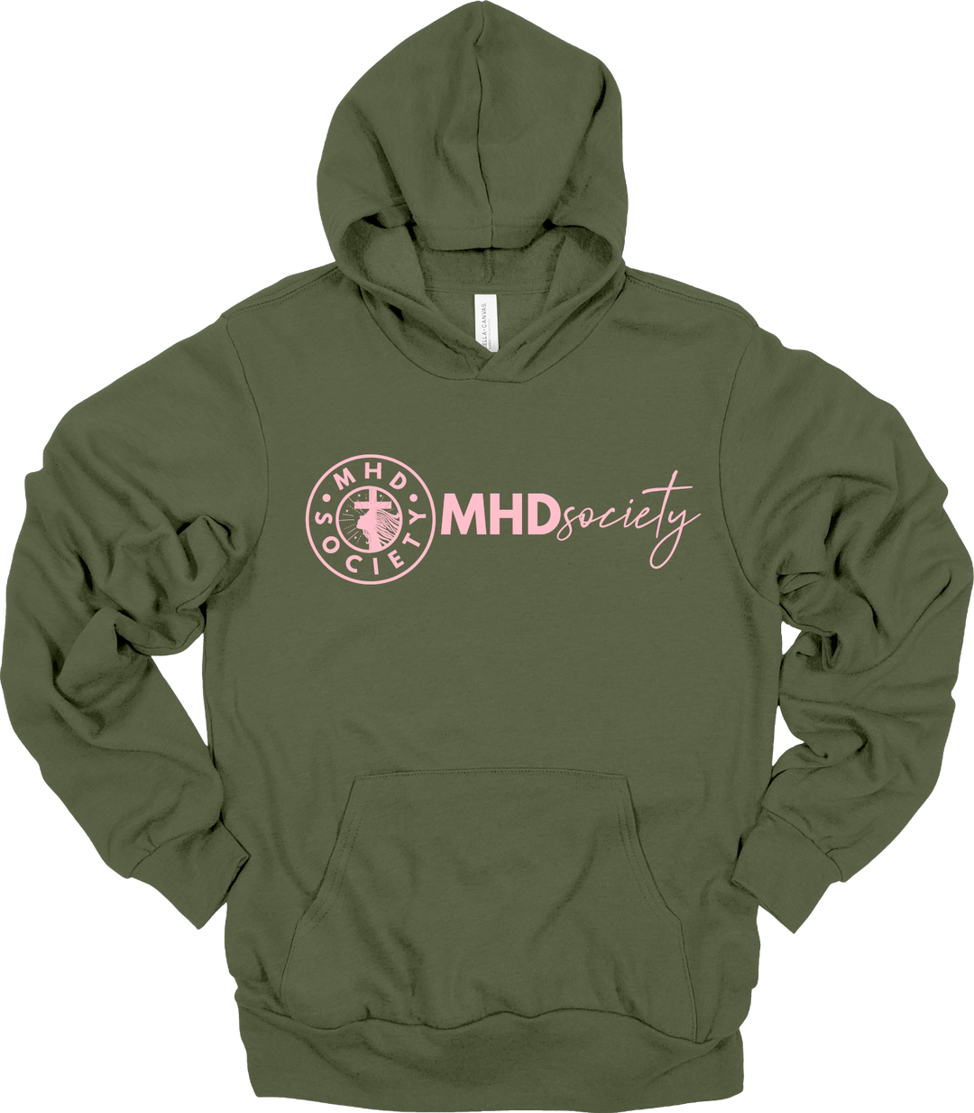 MHDsociety Crest & MHDsociety Script Logo Pullover Hooded Sweatshirt