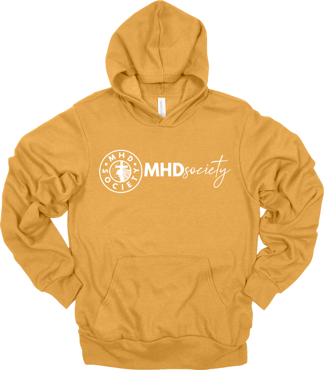 MHDsociety Crest & MHDsociety Script Logo Pullover Hooded Sweatshirt