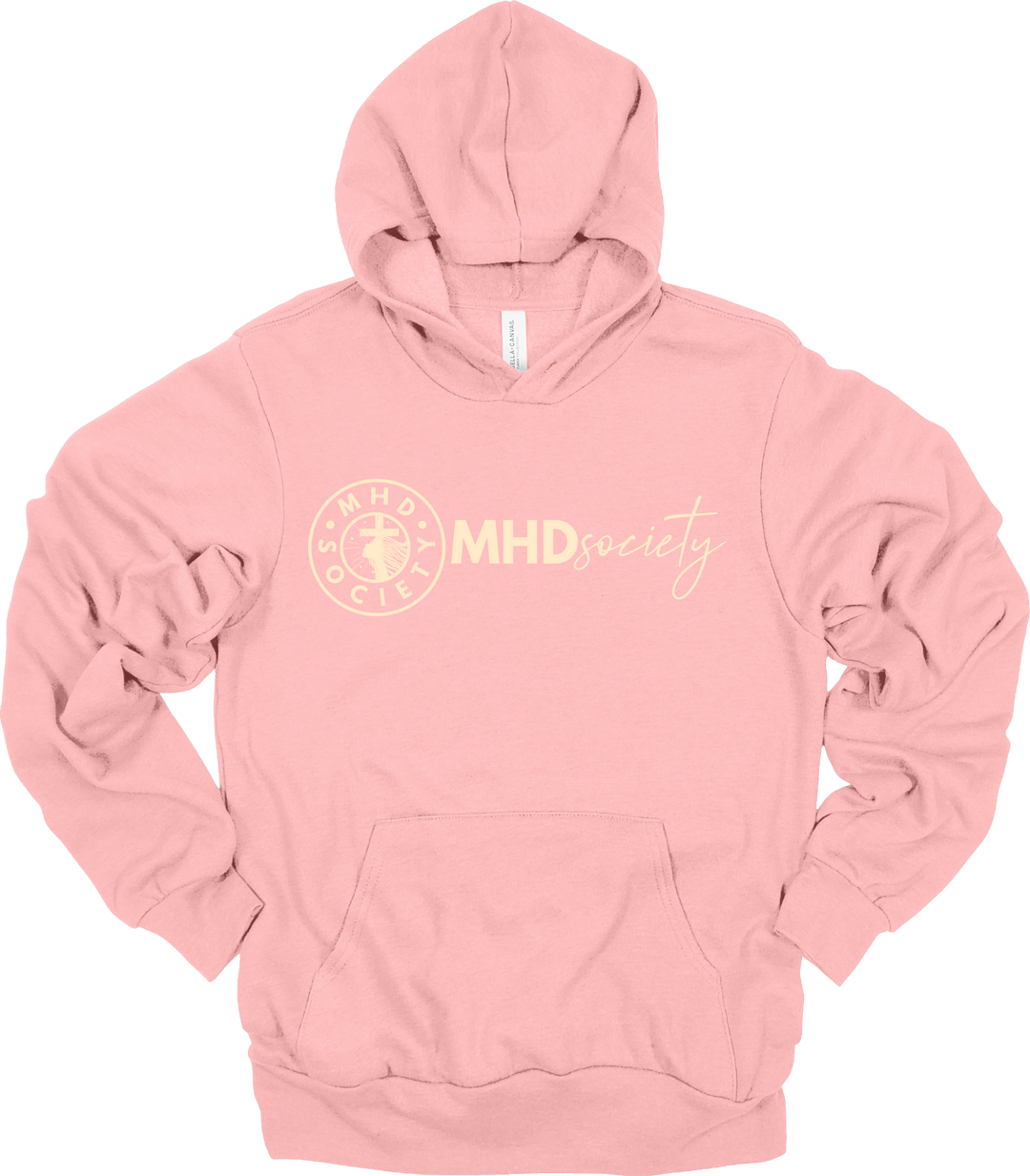 MHDsociety Crest & MHDsociety Script Logo Pullover Hooded Sweatshirt