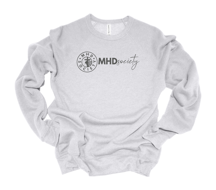 MHDsociety Crest Circle & Script Logo Sweatshirt