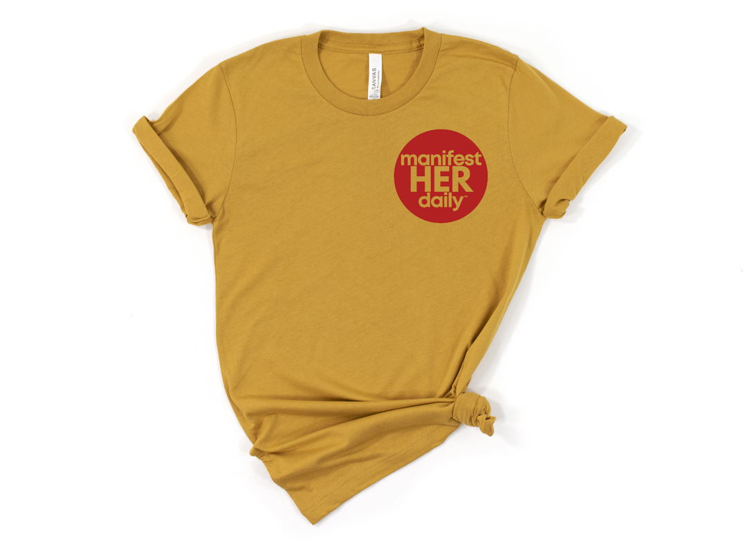 manifestHERdaily Circle Logo Tee