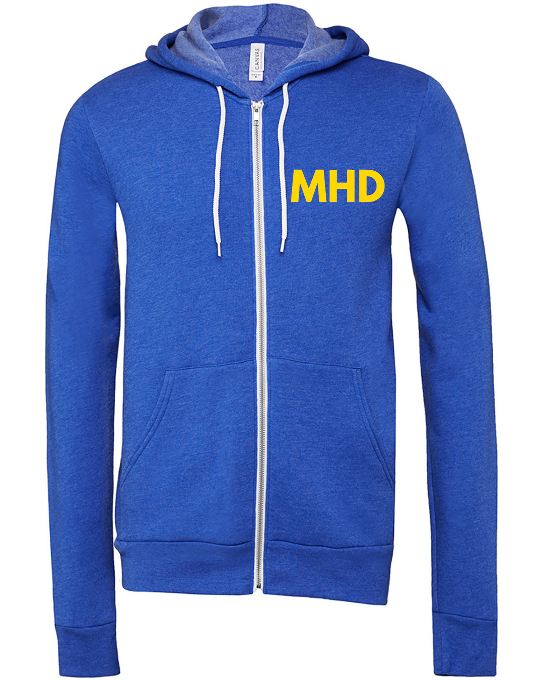 MHD EMBROIDERD Full-Zip Hooded Sweatshirt