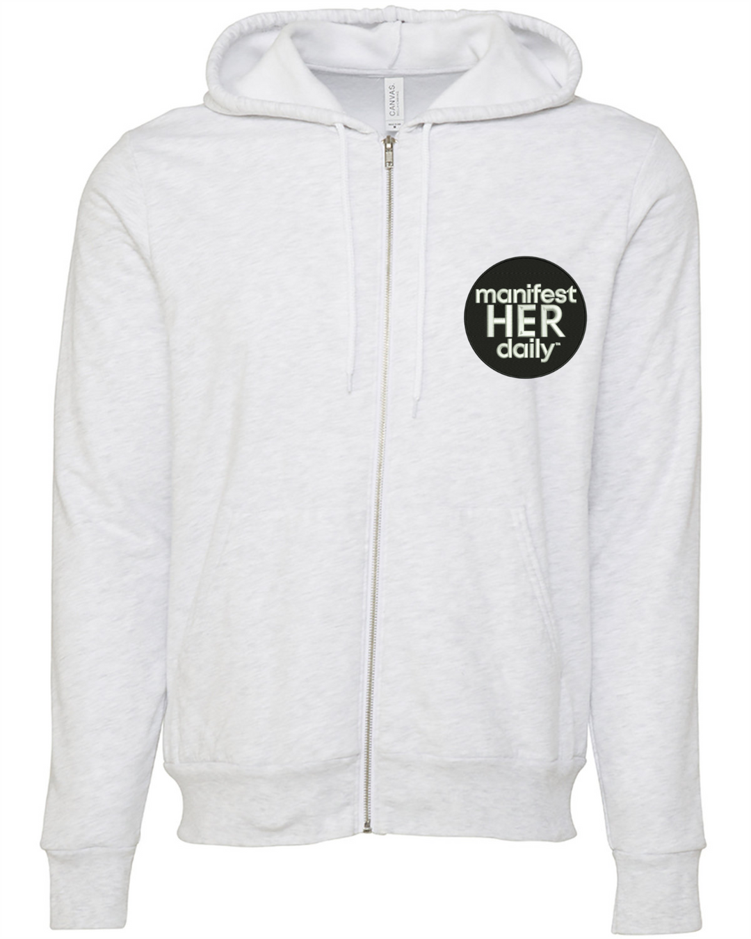 MHD CIRCLE LOGO EMBROIDERED - LEFT CHEST -  Full-Zip Hooded Sweatshirt